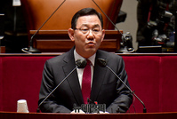 [포토] 의원총회 참석한 주호영 국민의힘 원내대표