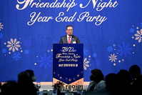 [포토] 한미우호의밤, 인사말하는 황진하 한미우호협회장