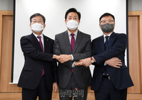 [포토] 대학 도시계획 지원방안 기자설명회 참석한 오세훈 서울시장