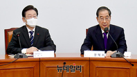 [포토] 이재명 대표 만난 한덕수 국무총리