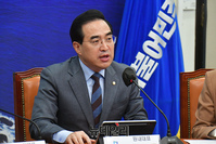 [포토] 최고위 참석한 박홍근 더불어민주당 원내대표