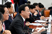 [포토] 비대위 참석한 주호영 국민의힘 원내대표