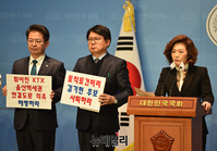 [포토] '김기현 비리의혹 해명 촉구' 기자회견