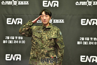 [포토] 배우 김현규 "신병캠프서 최종병기 맡았습니다"