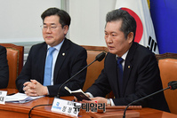 [포토] 최고위 참석한 정청래 의원