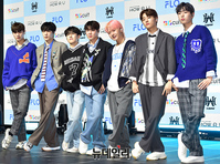 [포토] 7인조 신인 보이그룹 '하우' 가요계 데뷔