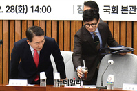 [포토] 입장하는 한동훈 법무부 장관