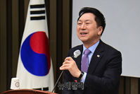 [포토] 의총서 발언하는 김기현 국민의힘 대표