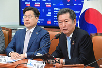 [포토] 민주당 최고위원회의 참석한 정청래