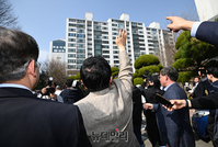 [포토] 고양 백송마을 찾은 원희룡 국토부 장관