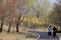 [포토] '춘분'에 찾아온 초미세먼지