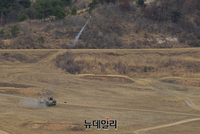 [포토] M9 ACE 장갑차, 지뢰제거 미클릭 사격