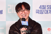 [포토] 장항준 '리바운드 많이 관람해주세요'