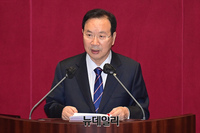 [포토] 체포동의안 관련 신상 발언하는 하영제 의원