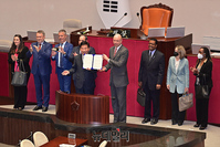 [포토] 국회 찾은 부산엑스포 국제박람회기구 실사단 