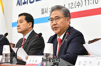 [포토] 국민의힘 찾은 박진 외교부 장관