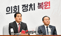 [포토] 원내대책회의 참석한 박대출 국민의힘 정책위의장