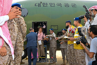 [포토] 사우디아라비아 제다 공항에 도착한 수단 교민