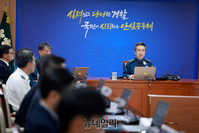 [포토] 노동절 집회 대비 상황점검, 발언하는 윤희근 경찰청