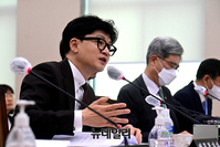 [포토] 답변하는 한동훈 법무부 장관