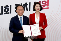 [포토] 코인게이트 진상조사단 임명장 받은 배현진 의원