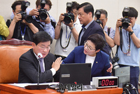 [포토] 노란봉투법 항의하는 임이자 국민의힘 의원