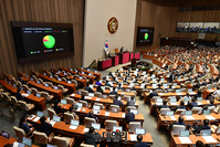 [포토] 강원특별법 개정안 국회 통과