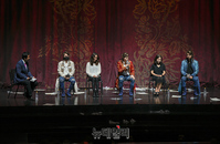 [포토] 질의 응답하는 '김희재-수호-유회승'