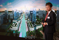 [포토] 2050 국토교통 미래모습 및 도전기술 발제하는 박승기 원장