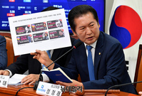 [포토] 김채원 내정자 관련 발언하는 정청래 최고위원