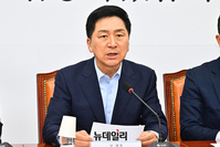 [포토] 수해관련 발언하는 김기현 국민의힘 대표