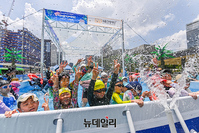 [포토] '광화문서 즐기는 여름 피서' 2023 서울썸머비치 개최