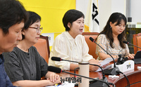 [포토] 이정미 정의당 대표 "폭염 속 노동자 생존권 보장해야"