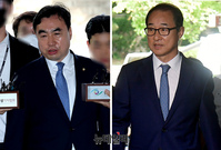 [포토] 윤관석·이성만 '구속 기로'