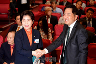 [포토] 창당대회서 만난 양향자·금태섭