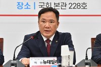 [포토] 국민의힘 찾은 백원국 국토교통부 제2차관