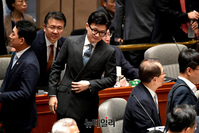 [포토] 예결위 참석하는 한동훈 법무부 장관