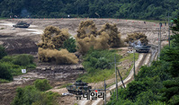 [포토] 수기사, 기동 및 화력지원 훈련 진행