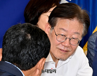 [포토] 단식 6일차 맞은 이재명 민주당 대표