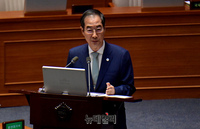 [포토] 외교·통일·안보 분야 대정부질문서 답변하는 한덕수 총리