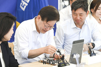 [포토] 단식투쟁 9일째 접어든 이재명 대표