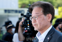 [포토] 검찰 재출석하는 이재명 대표