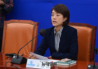 [포토] 이재명 없는 최고위서 발언하는 고민정