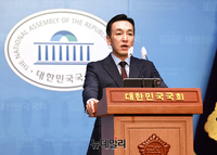 [포토] 현안 브리핑하는 김민수 국민의힘 대변인