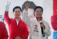 [포토] 김태우 강서구청장 후보 지원나선 김기현 대표