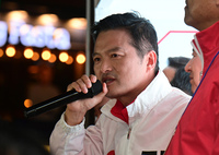 [포토] 집중유세, 지지 호소 하는 김태우 후보