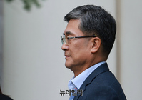 [포토] 서해 공무원 피격사건 공판 출석하는 서욱 전 국방부 장관