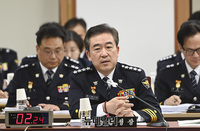 [포토] 2023국정감사, 답변하는 윤희근 경찰청장 