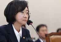 [포토] 2023 국정감사 출석한 오유경 식약처장