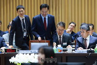 [포토] 서울시 국정감사 출석한 오세훈 시장